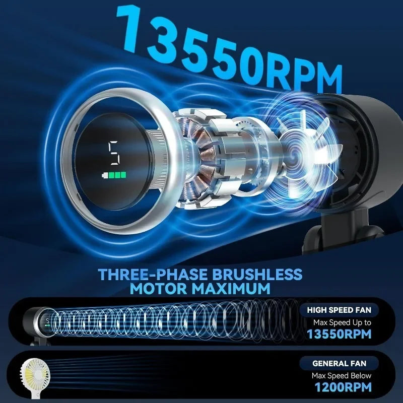 Portable 3-in-1 Travel Fan