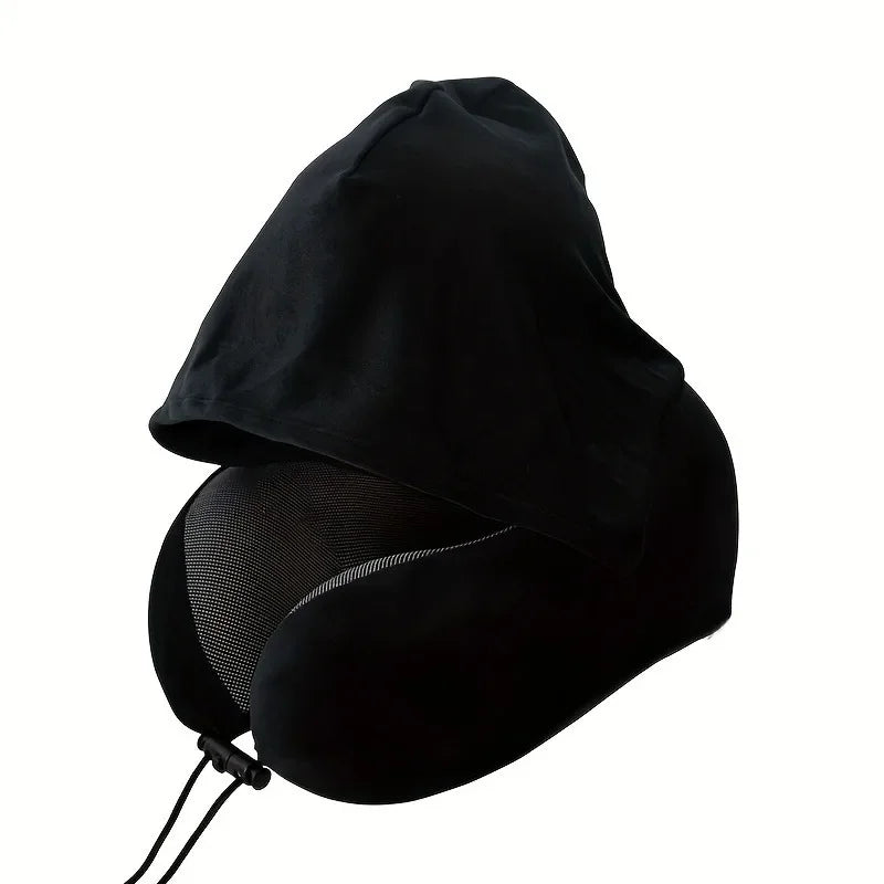 Cozy Hooded Comfort Travel Pillow