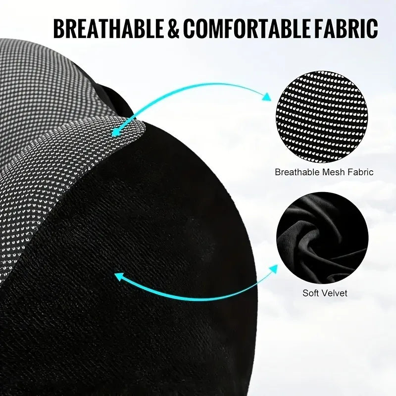 Cozy Hooded Comfort Travel Pillow